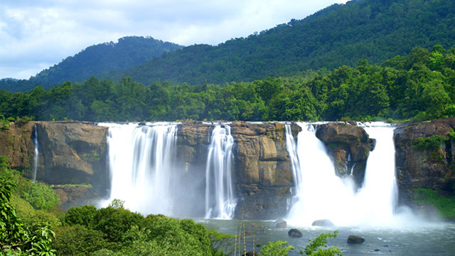 Athirapilly Falls in Kerala